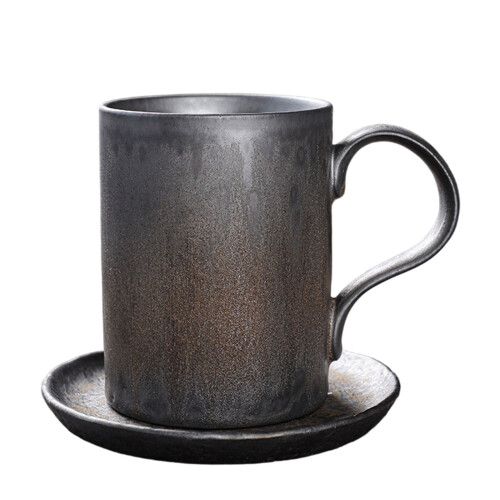 Practical Ceramic Cup and-Straight cup with sa Large size 300mL