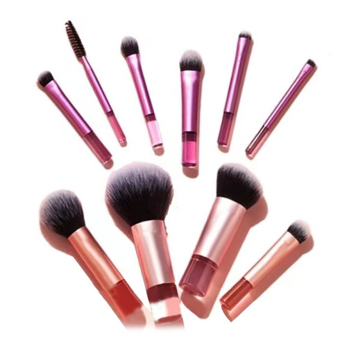 10PCS Mini Makeup Brush Set, Portable Travel Cosmetic Tools 2