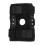 Rodillera negra con placa de aluminio plegable 16