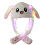White LED Bunny Hat Soft Warm Fashion 6