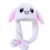 White LED Bunny Hat Soft Warm Fashion 4