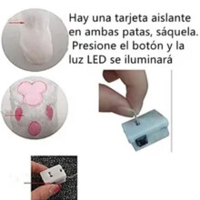 LED Light Up Plush Bunny Hat Warm