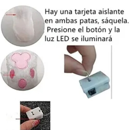 LED Light Up Plush Bunny Hat Warm