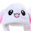 White LED Bunny Hat Soft Warm Fashion 12