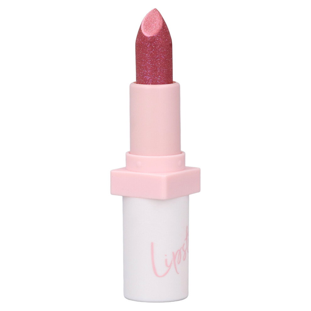 3pcs Pearlised Glitter Matte Lipstick Set, 3.5g x 3, Shiny Metallic Lip Gloss