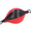 Double End Punching Bag for Boxing Training, PU Leather, Red & Black 11