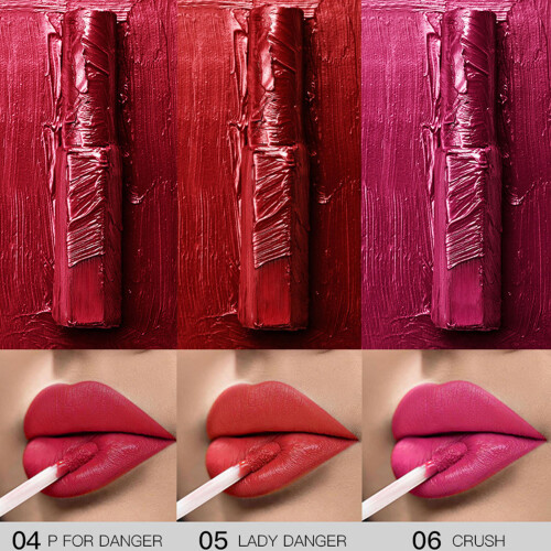 3 Stück Matte Flüssiglipgloss, 5 ml je Stück 2