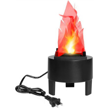 3DFake Fire Lamp,Electric Fake Campfire Artificial Simulated Flame Table LampFlame for Festival Party Bar Decoration(US)
