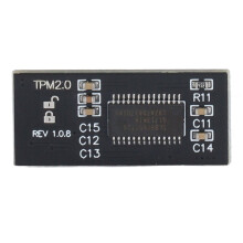 Modulo TPM 2.0 LPC a 20-pin nero per l'aggiornamento a Windows 11.