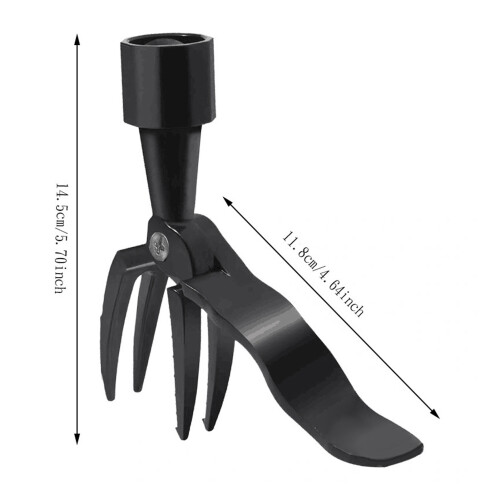 Manual Stainless Steel Weeder | Non-Slip Portable Weed Puller Tool 1
