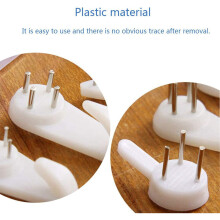 80Pcs Invisible Nail Screws Wall Hooks Picture Hangers Traceless Photo Hook Function Picture Painting Frame Hanger