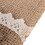 40PCS Country Wedding Table Silverware Holder Natural Burlap Cutlery Pockets Fork Pockets Rustic Wedding Decoration 8