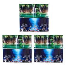 3X Fresh Sea Background Aquarium Ocean Landscape Poster Fish Tank Background