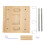 Large Wooden Spool Thread Stand Holder for Embroidery Sewing Machine Type D 3