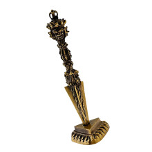 Retro Metall Vajra Gold Dorge Antik Dorjes Buddhismus Dorjes