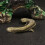 Handgefertigte Salamander-Figur aus Messing im antiken Design 4
