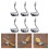 Durable Zinc Alloy Creative Cygnus Shape Chopstick Holders For 2