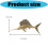 Verzierte Messing-Segelfisch-Statue, Retro-Design, 3