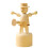 Marionnette dansante mobile en bois, ornement de bureau,-1 1