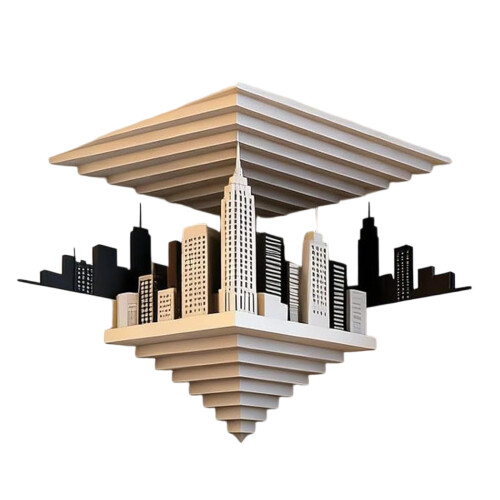 Multifunctional 3D Illusion Sticker Applicable-F Large size 50