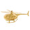 Messing-Retros-Helikopter-Figur, handgefertigte-Grundfarbe 1