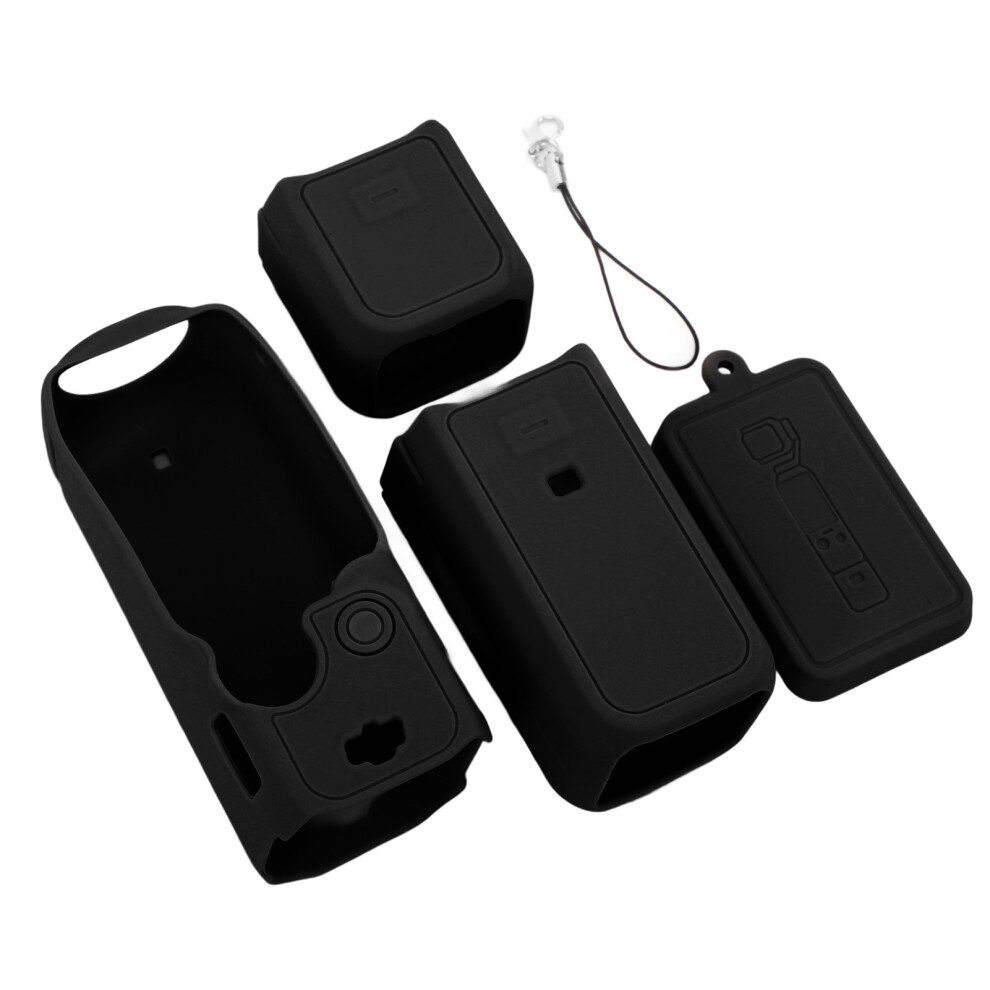 Dustproof Silicone Sports Camera Case For Osmo Pocket 3 Black 6941385498447