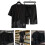Men's Casual Two-Piece Cotton Summer Set 5