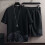 Men's Casual Two-Piece Cotton Summer Set 12