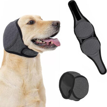 (Dark Grey, M) Waterproof Ear Muffs for Swimming & Noise Protection
