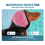 (Rose Red, S code) Waterproof Ear Muffs for Swimming & Noise Protection 3