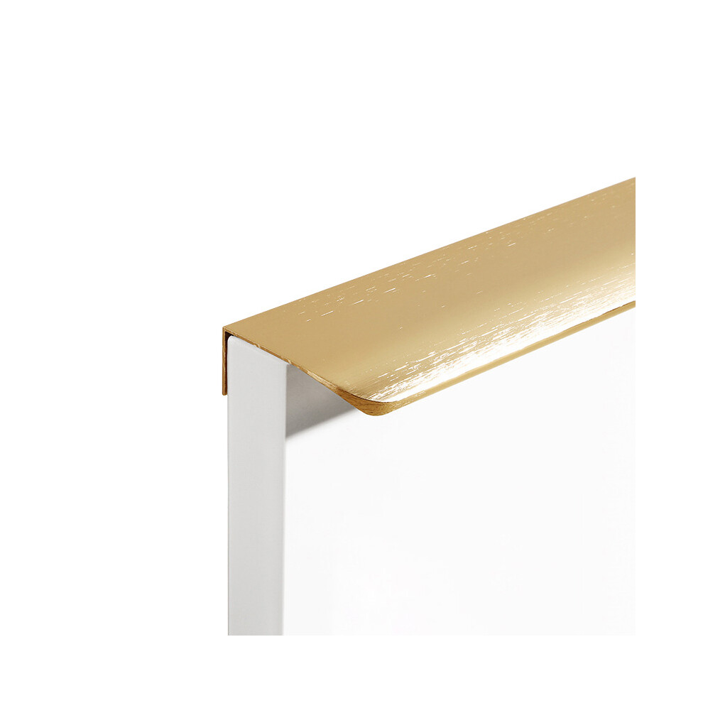 (Brushed Gold, 96 Holes) Aluminum Drawer Pull Handle For Kitchen Cabinet 6424024594057