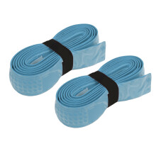 2 Pcs Tennis Racket Grip Tape Blue 150cm Sweat-Absorbing Overgrip