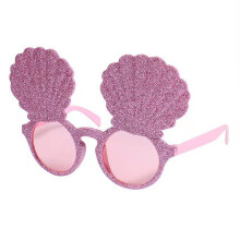 (Gold powder shell) Rainbow/Ice Cream Party Glasses for Cosplay & Festivals
