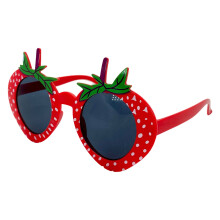 (Red Strawberries) Rainbow/Ice Cream Party Glasses for Cosplay & Festivals