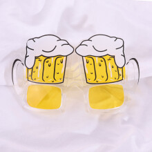 (Transparent beer mug) Rainbow/Ice Cream Party Glasses for Cosplay & Festivals