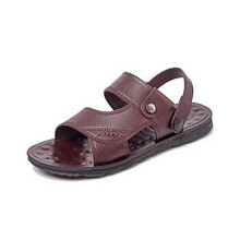 (red, 45) Men\'s Anti-Slip Beach Loafers for Swimming & Travel