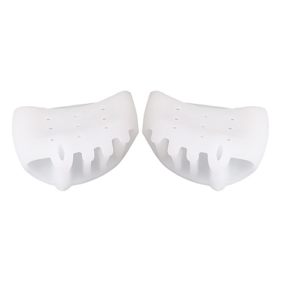 Phui-Pet-Supplies (White, One Size) Bunion Corrector - Breathable Silicone Toe Separator