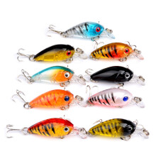 4.5cm 4g Hard Plastic Fishing Lure Crankbait 9Pcs