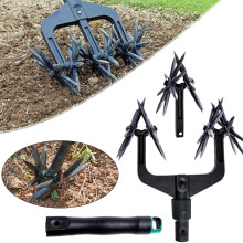 Manual Rotary Cultivator for Garden Soil & Weeding