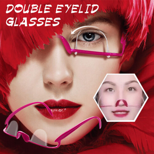 Double Eyelid Trainer Glasses - No Glue Needed