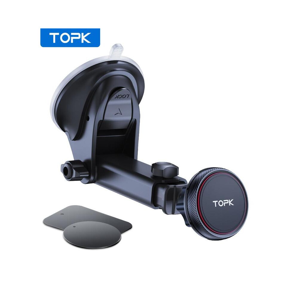 (, For Dashboard (1Pc)) Magnetic Car Cellphone Mount, 3 In 1 Car Smartphone Stand With Adjustable Telescopic Arm For Car Dashboard, Windshield Black 5734131516622