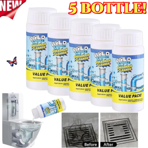 5X Wild Tornado Powerful Sink Drain Cleaner High Efficiency Clogging Clean Tool
