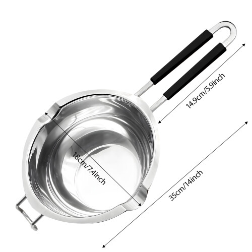 Professioneller 1200-ml-Schokoladenschmelzer mit 2 Formen und 2