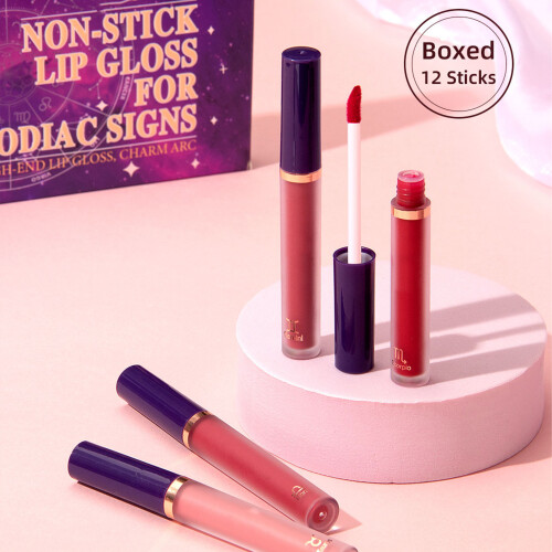 12 Farben Matte Flüssiglippenstift-Set 2 g x12 2