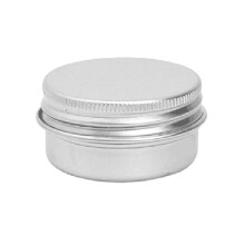 PACK of 50 - 15Ml Aluminium Tin Large Make Candle Pots Capacity Empty Cosmetic/Candle/Spice Pots/Sweet Tin Jar