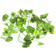 2pcs 2M Long Artificial Plants Green Ivy Leaves Artificial Grape Vine Fake Parthenocissus Foliage Leaves Begonia