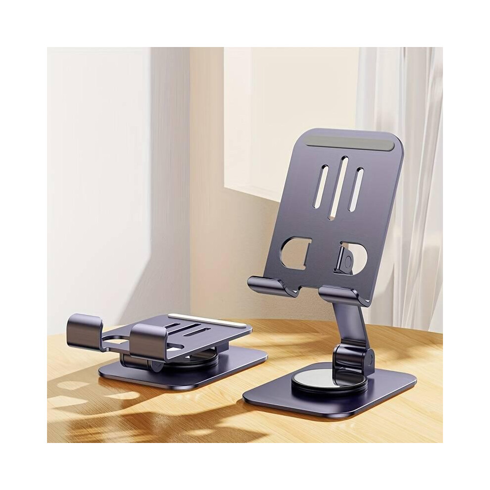 (Purple) 360 Degree Rotating Cell Phone Holder, Angle Height Adjustable Cell Phone Holder Purple 5734131516400