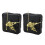 2X DIY Clock Metal Texture  Wall Clock Retro Wall Clock Movement Accessories 1