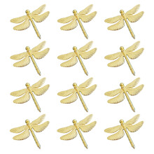 12PCS Dragonfly Napkin Ring Gold DIY Hotel Wedding Banquet Table Display Metal Napkin Buckle Christmas Decoration
