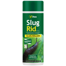 Vitax Slug Rid 500g - Organic Ferric Phosphate Slug Pellets - Child & Pet Safe Bait